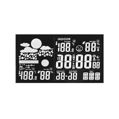 Multifunctional STN VA 7-segment Display